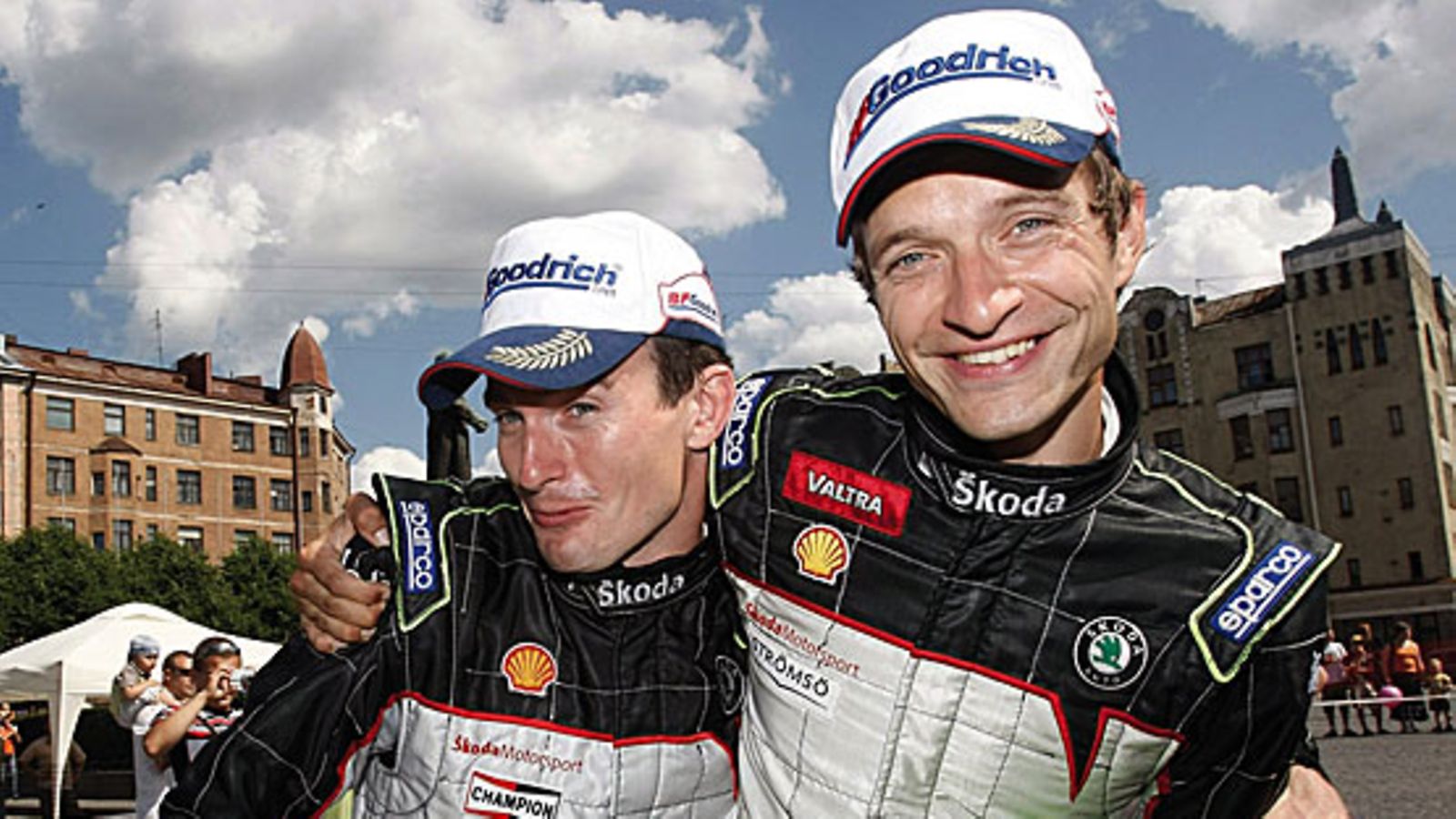 Jan Kopecky ja Juho Hänninen, kuva: Skoda Motorsport