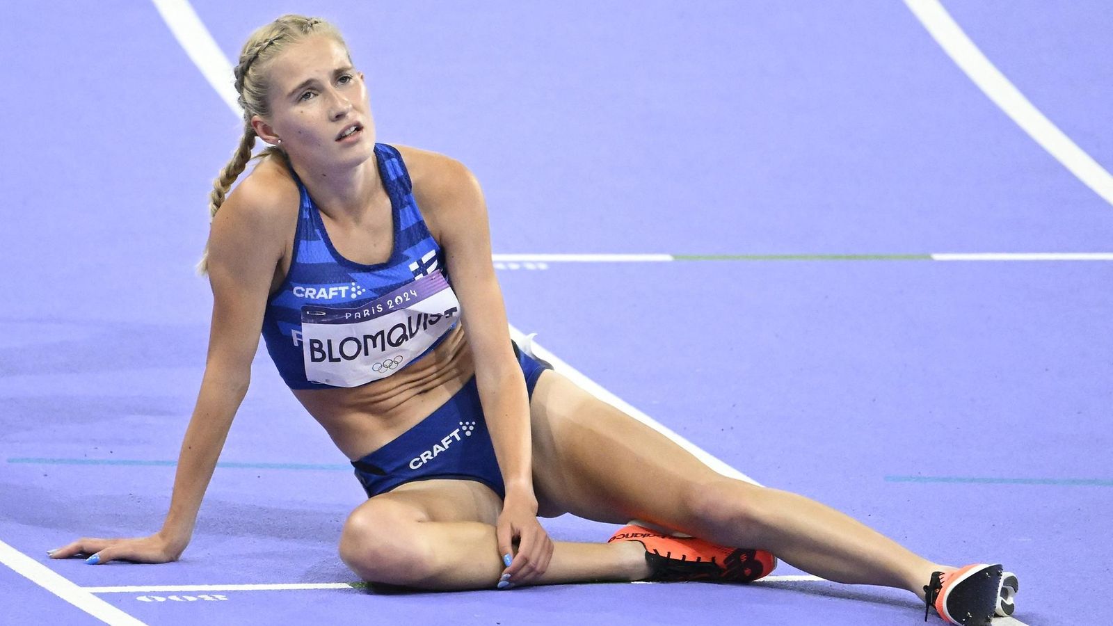 Nathalie Blomqvist oli poikki olympiafinaalin jälkeen. Poikki hän oli myös olympialaisia edeltäneellä leirillä.