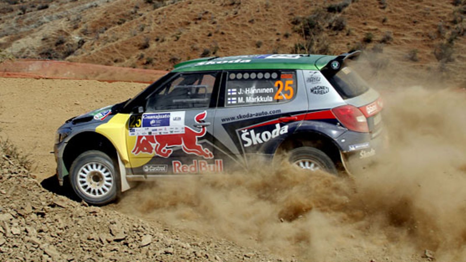 Juho Hänninen Meksikon MM-rallissa.