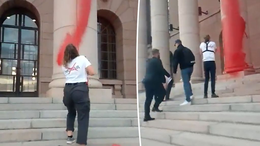 Eduskuntatalon pylväiden sotkijoita vastaan on nostettu syytteet