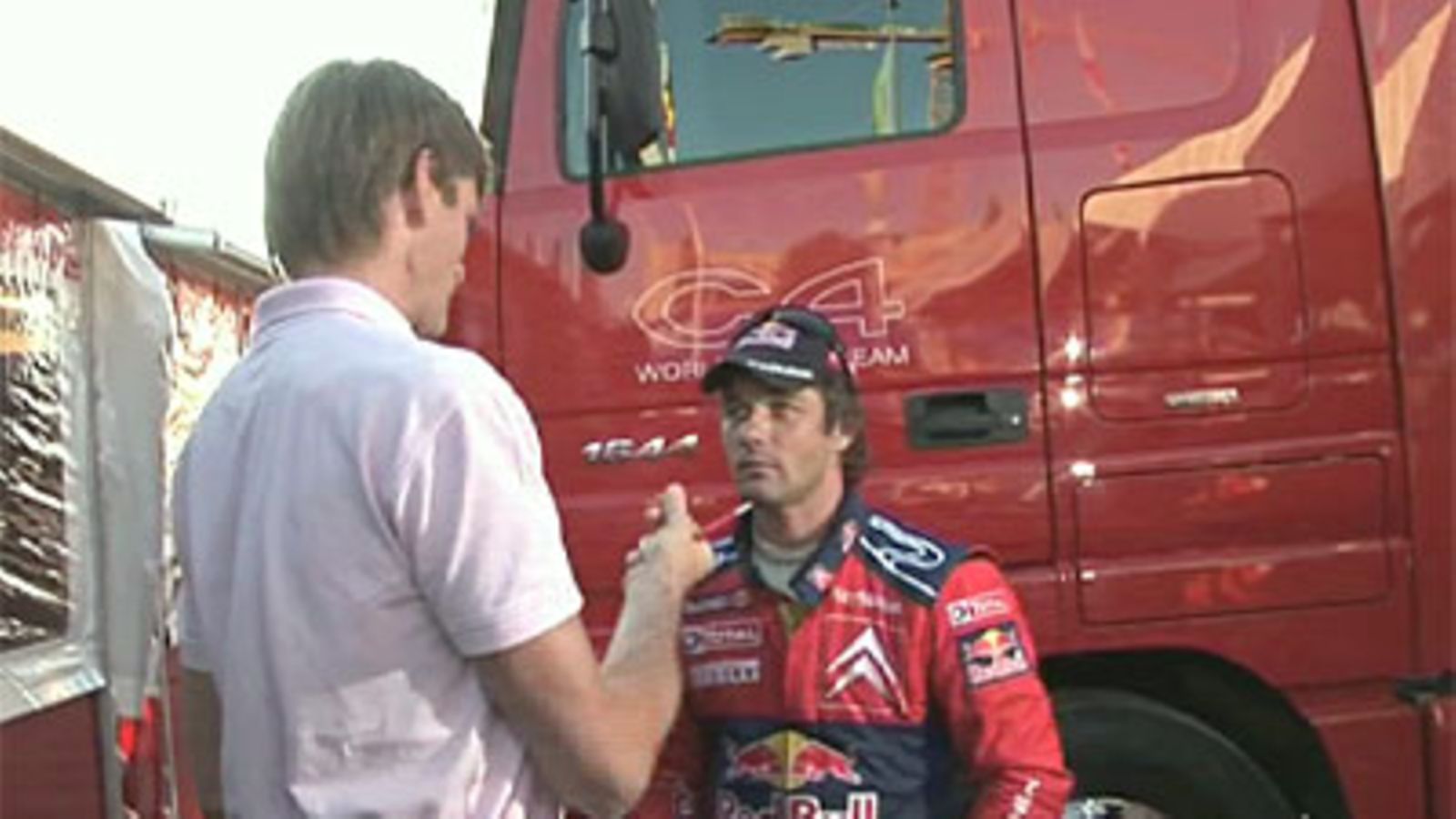 Marcus Grönholm ja Sebastien Loeb (Kuva: MTV Oy)