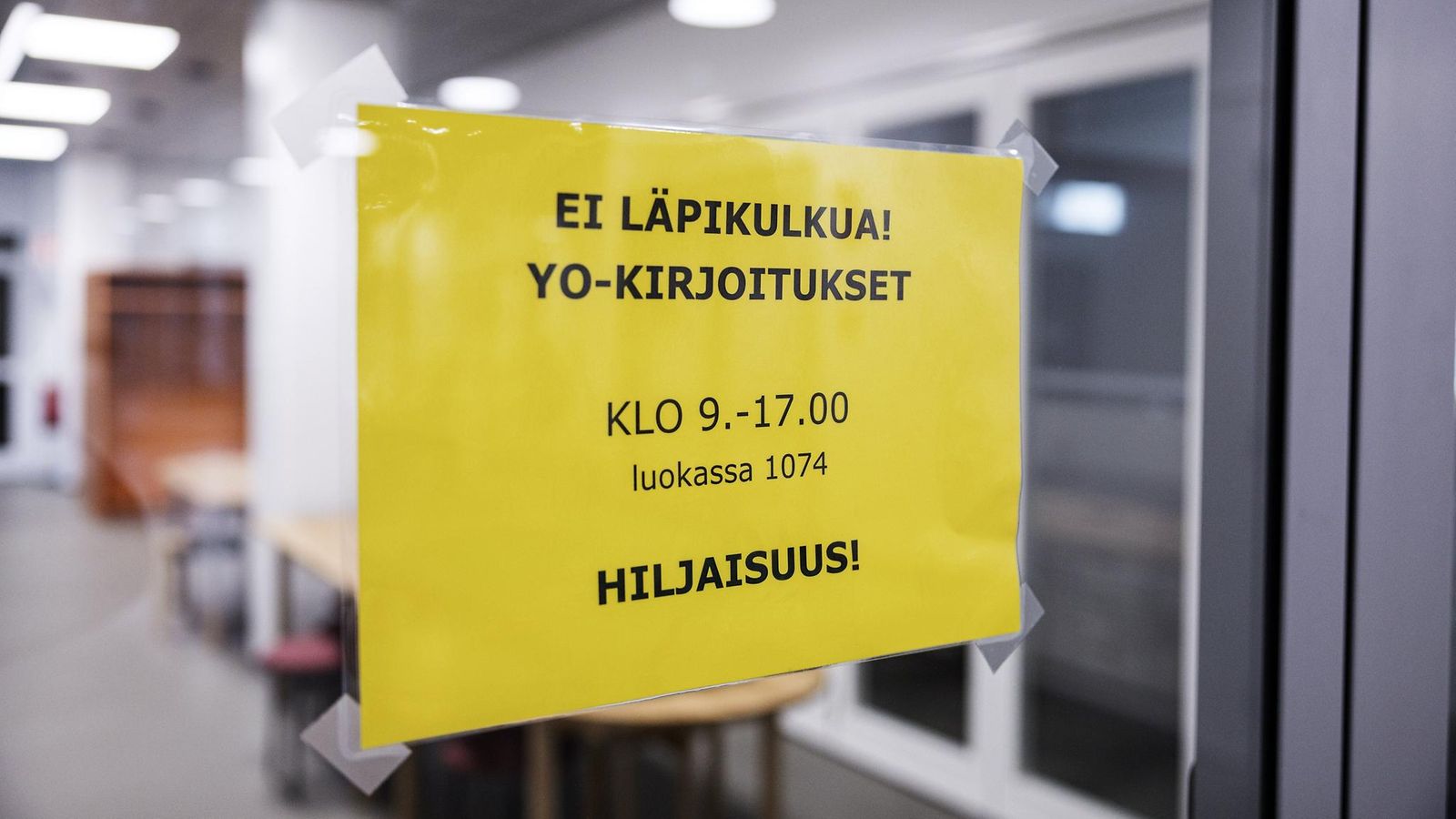 LK 4.12.2024 Ylioppilaskirjoitukset Helsingin kielilukiossa Myllypurossa 11. syyskuuta 2023.