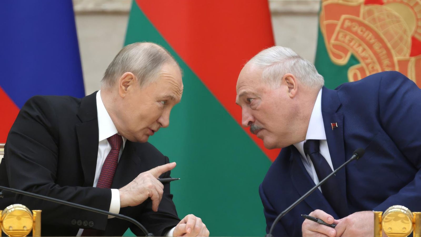 Vladimir Putin ja Aljaksandr Lukashenka tapasivat perjantaina.