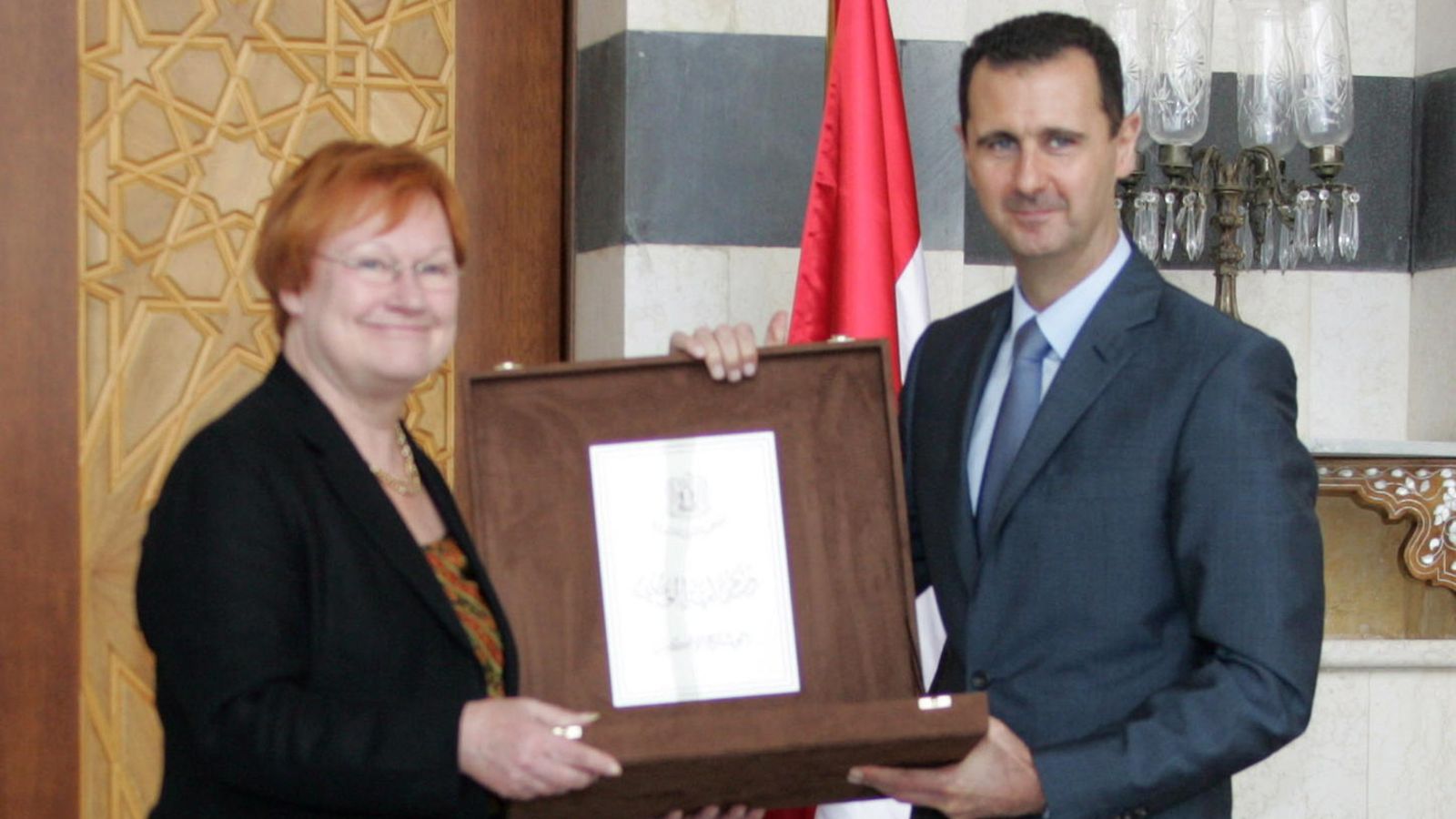 Bashar al-Assad Halonen aop