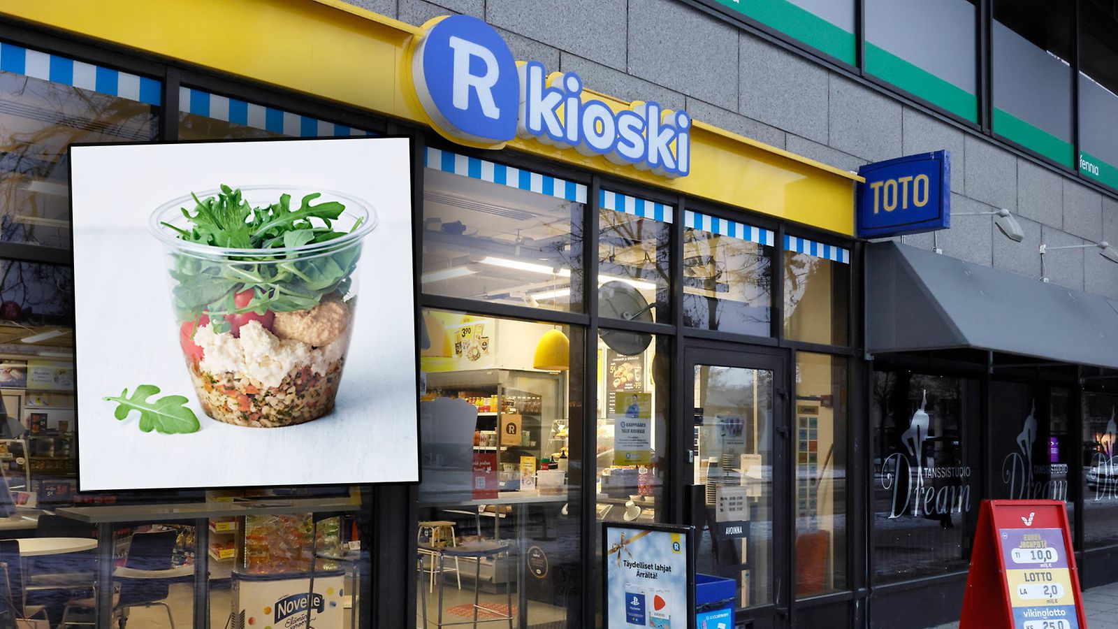 R-kioski salaatti takaisinveto