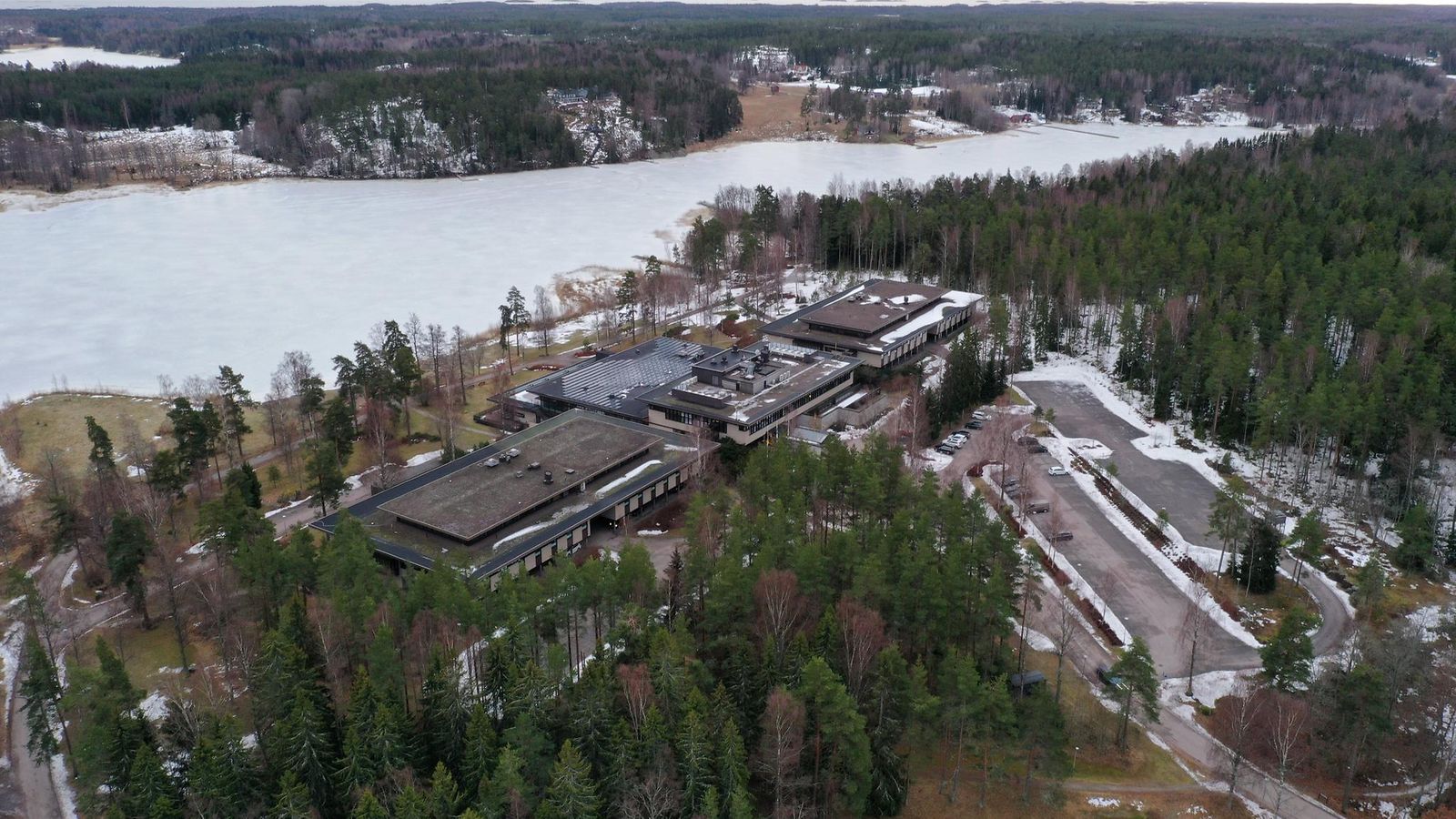 Hotelli Långvik Congress Wellness Hotel Kirkkonummella helmikuussa 2023.