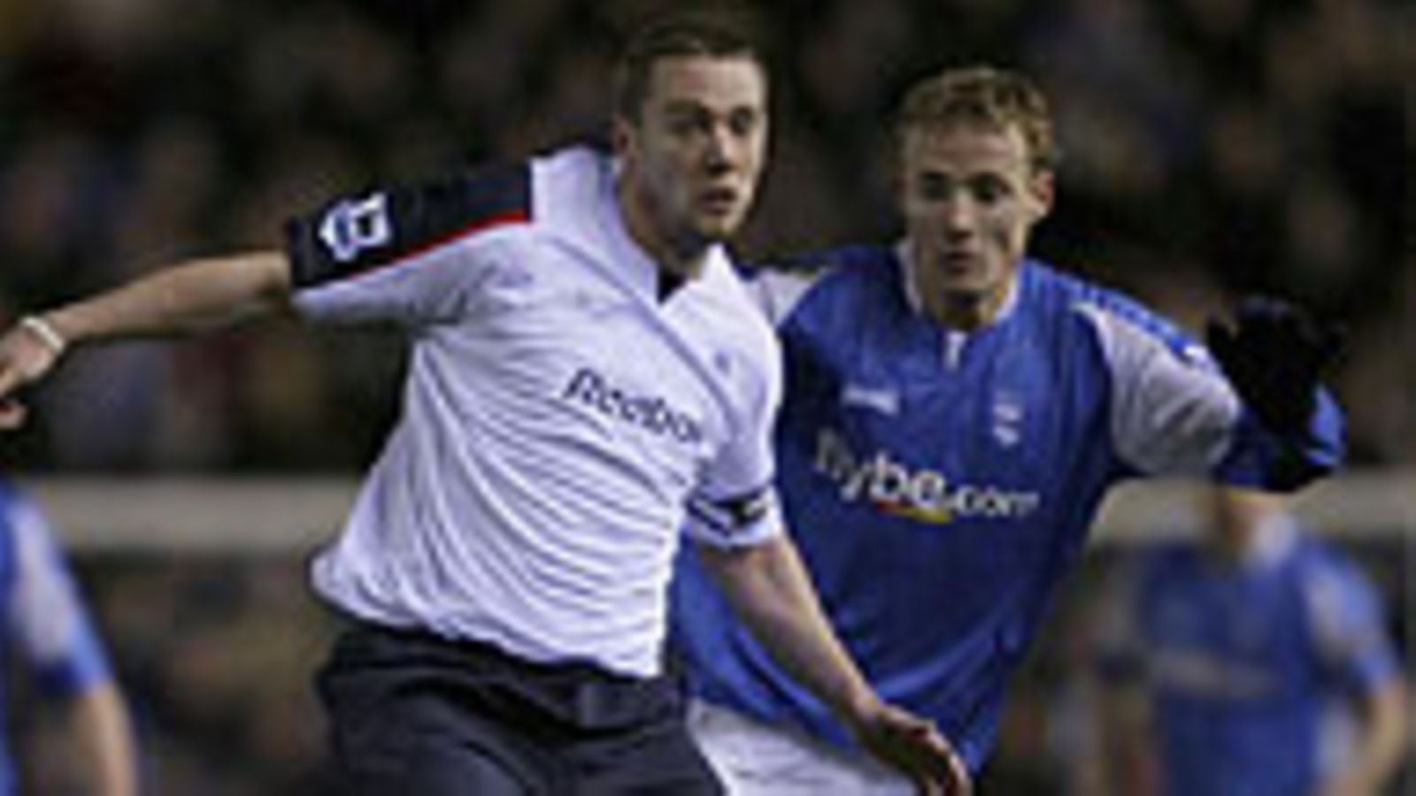 Kevin Nolan Bolton ja Jiri Jarosik Birmingham, kuva: Clive Brunskill/Getty Images