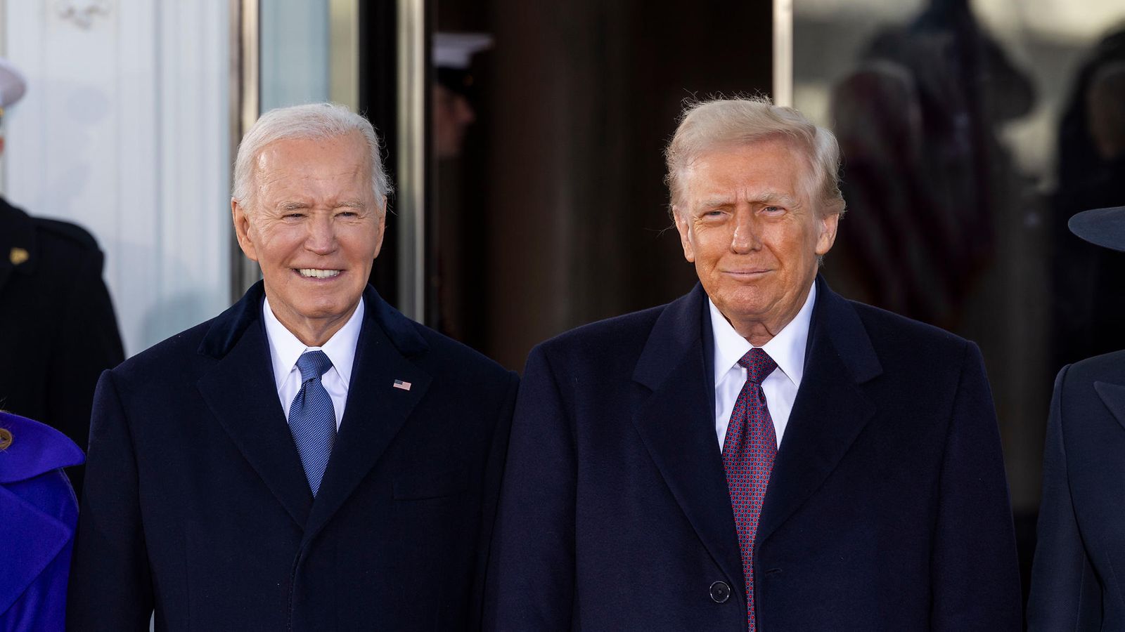 AOP Trump ja Biden matkalla virkaanastujaisiin 20.1.2025