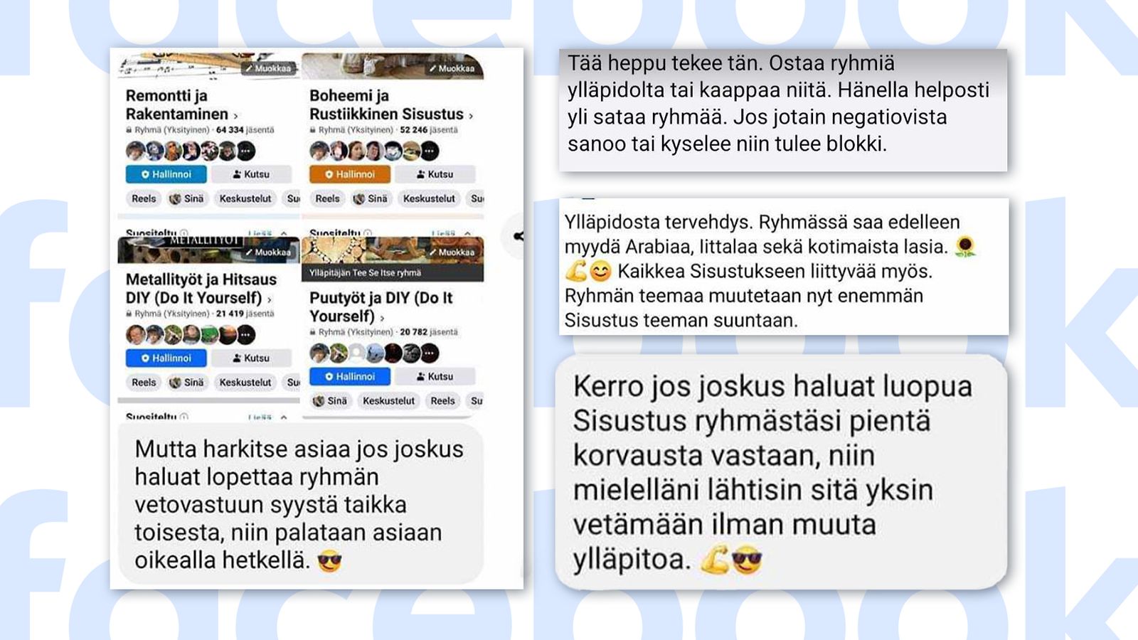 2801 - Facebook ryhmä kaappaus