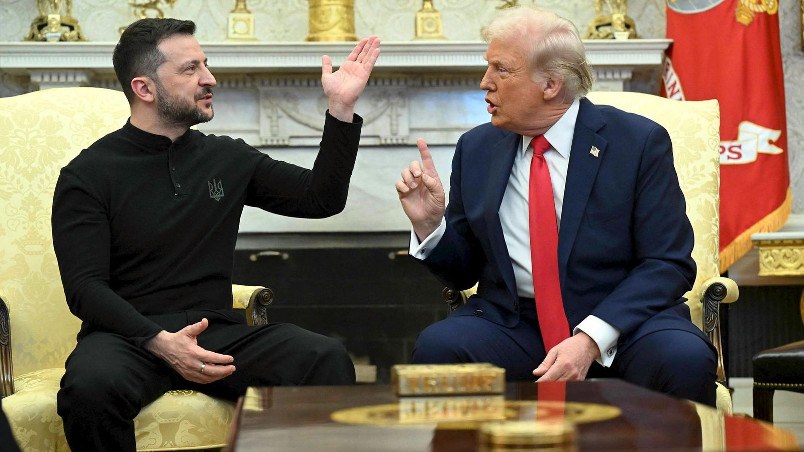 Zelenskyi ja Trump Valkoisessa talossa