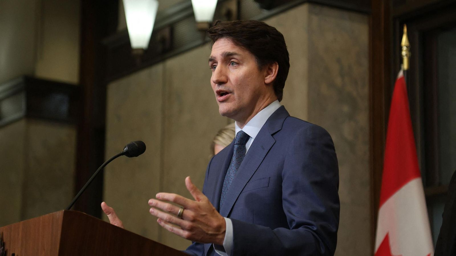 Kanadan pääministeri Justin Trudeau 4. maaliskuuta Ottawassa.