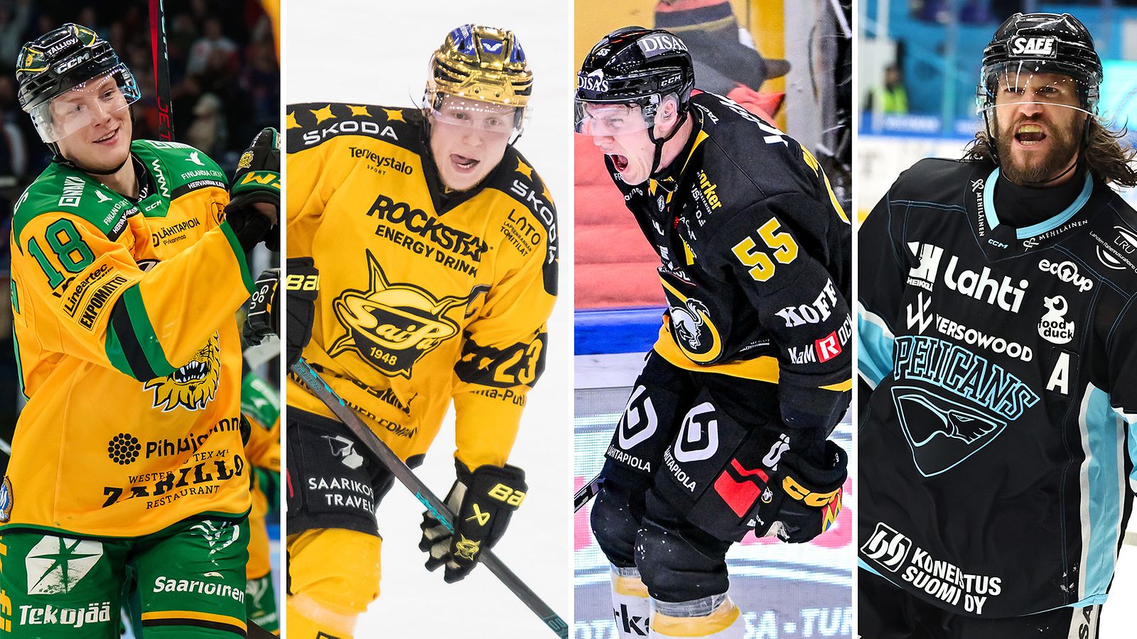 Ilves, SaiPa, Kärpät, Pelicans, 2025