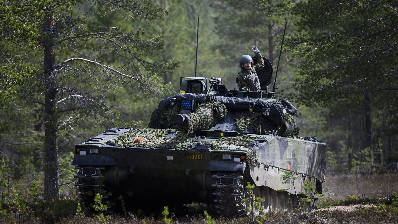 LK Puolustusvoimat CV90 tankki 30042025