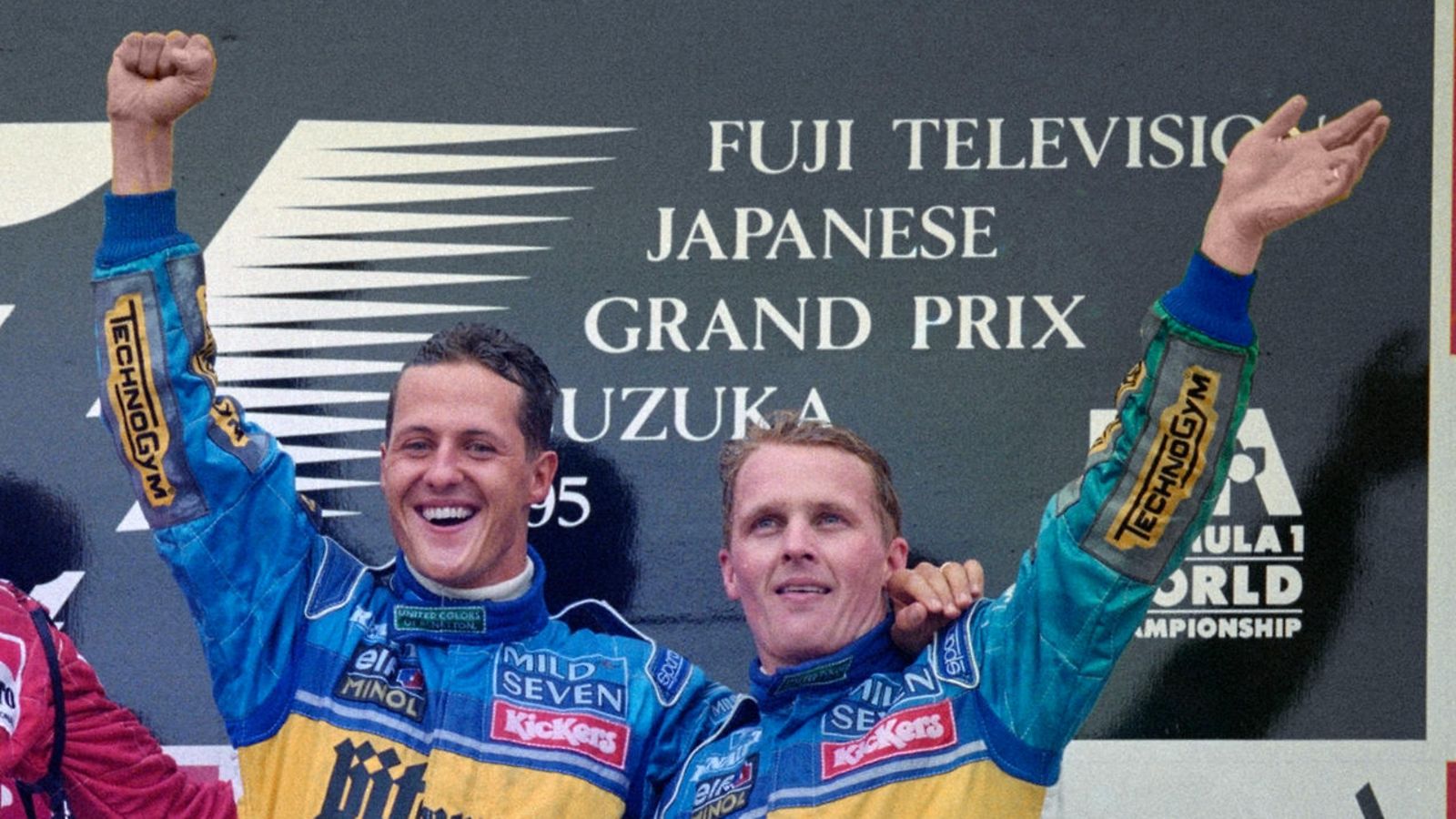Michael Schumacher & Johnny Herbert