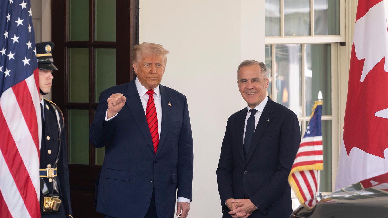 Trump ottaa Carneyn vastaan Valkoisessa talossa 6. toukokuuta 2025