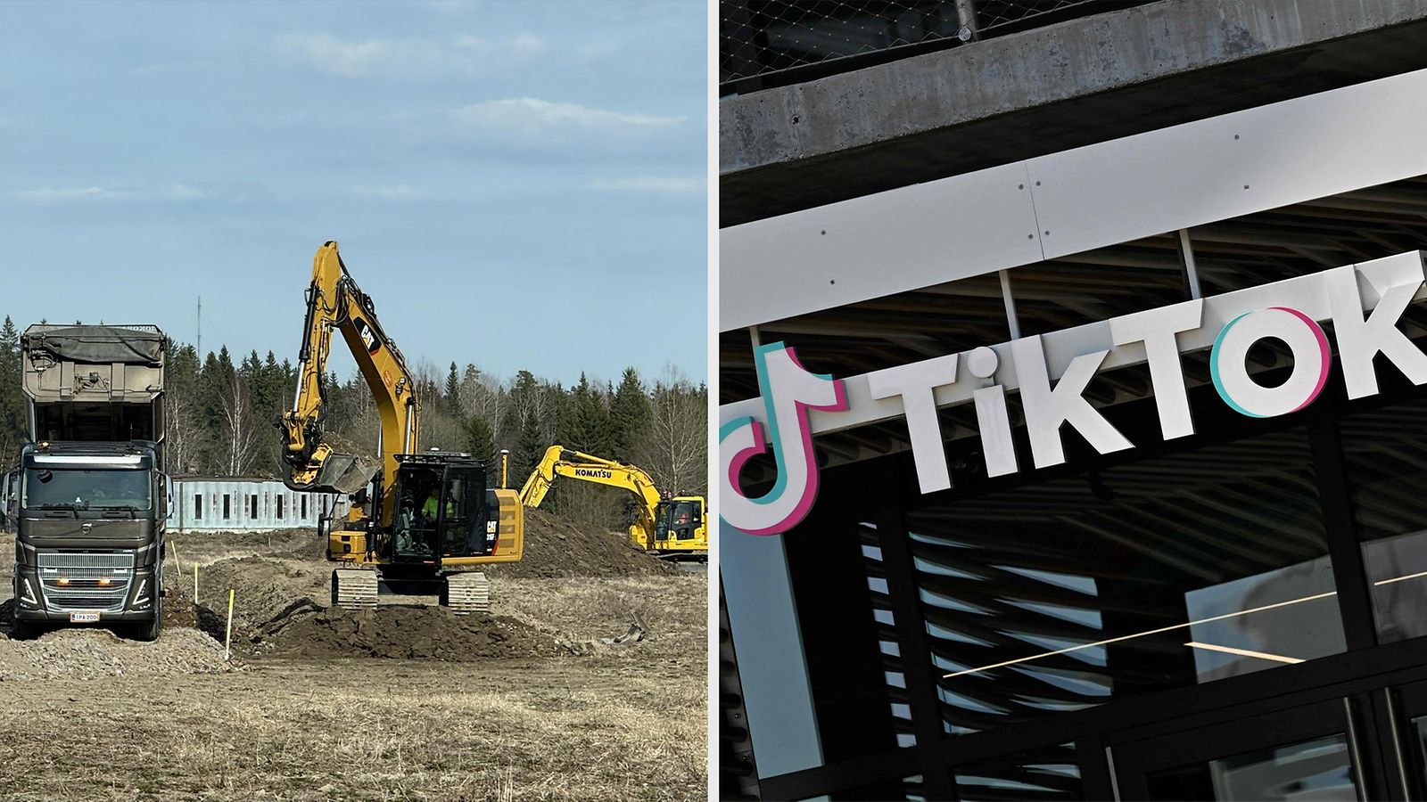 0905, Tiktok, työmaa, datakeskus