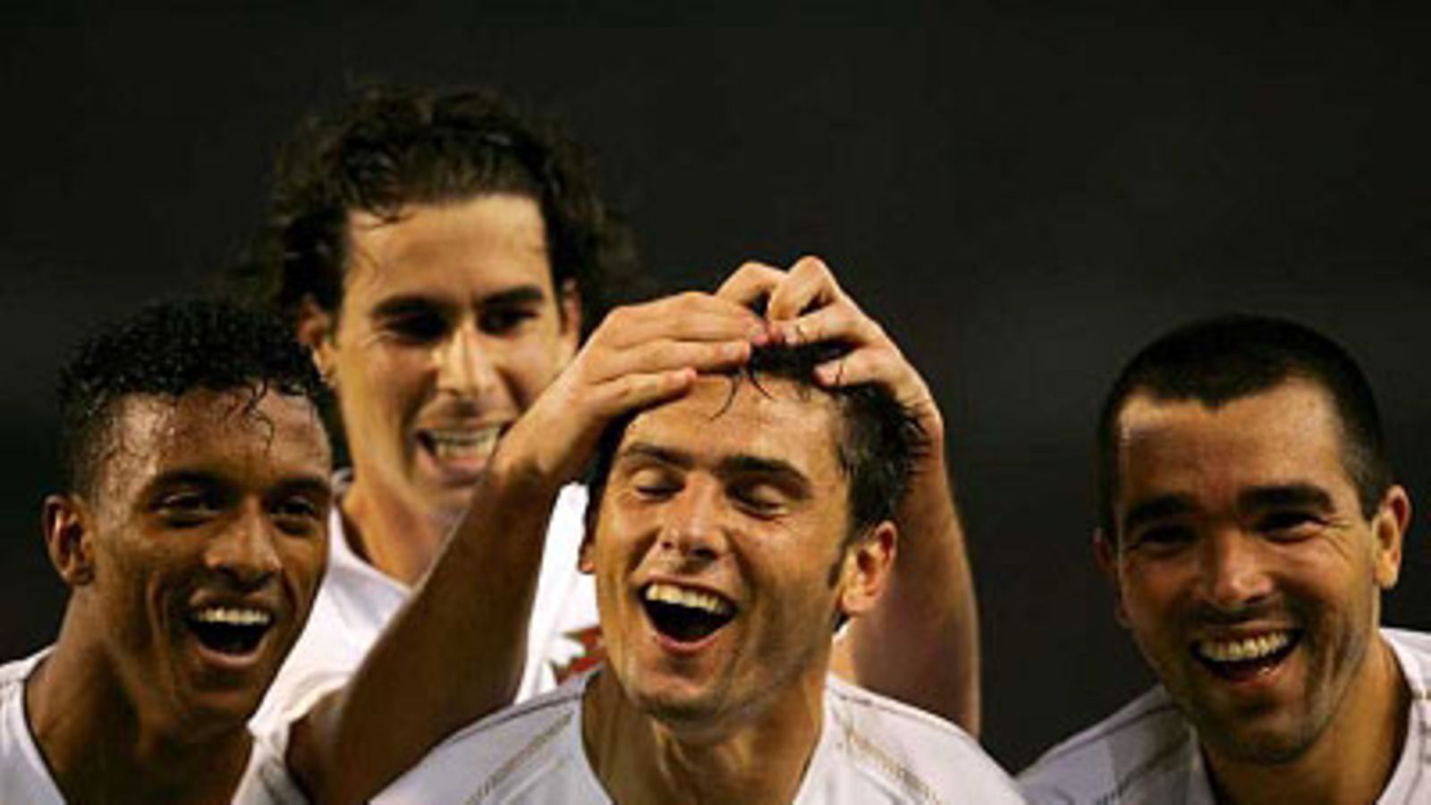 Portugali, juhlii EM-karsinnassa, Photo: Eric Lalmand/EPA