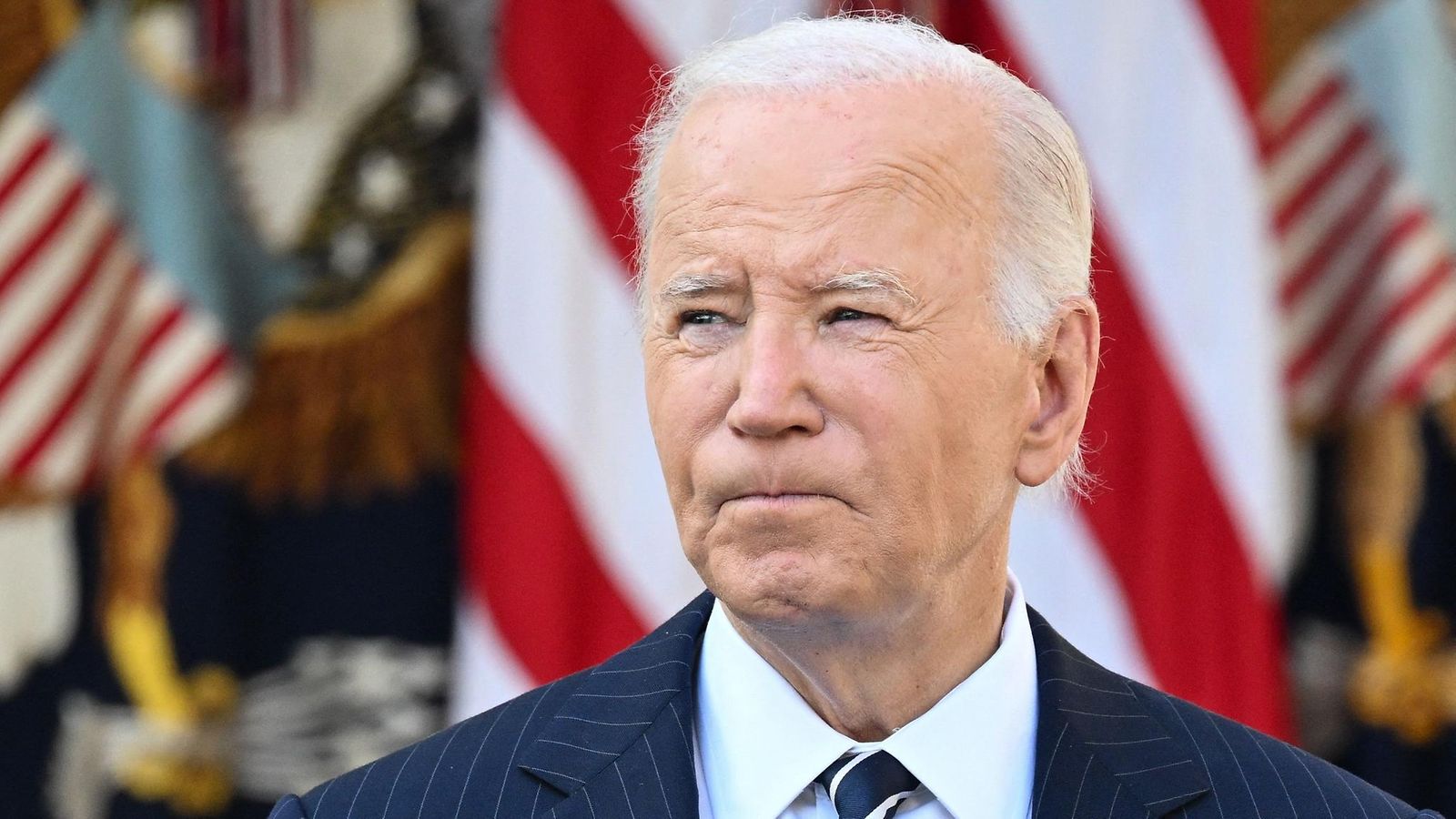 LK 19.5.2025 Yhdysvaltain presidentti Joe Biden Valkoisessa talossa Washington DC:ssä tammikuussa 2024.