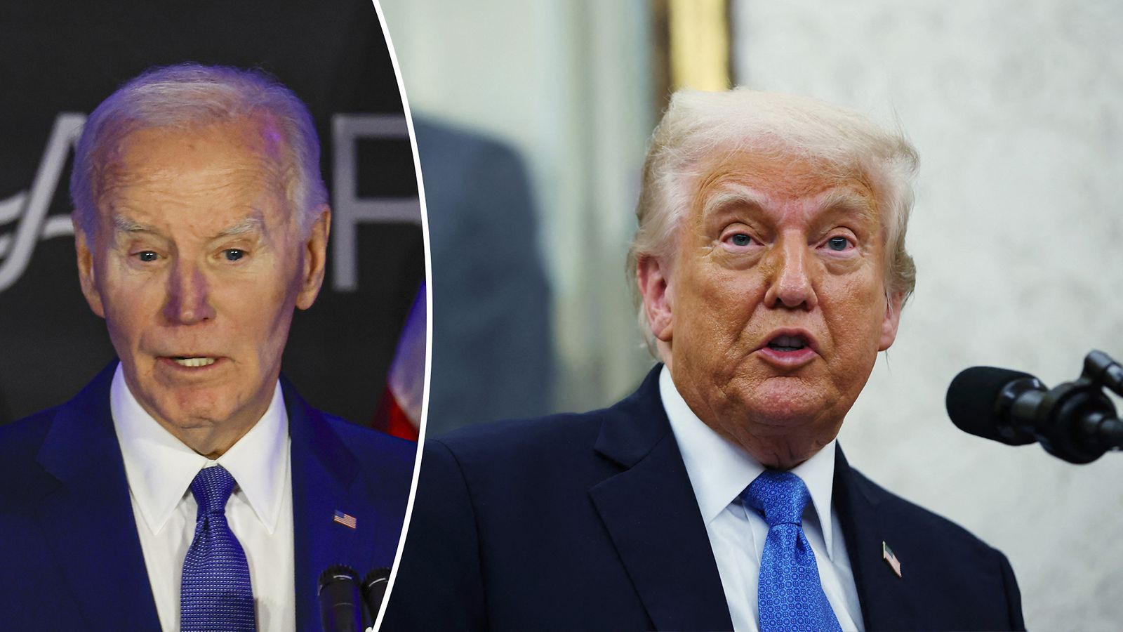 Trump Biden AOP