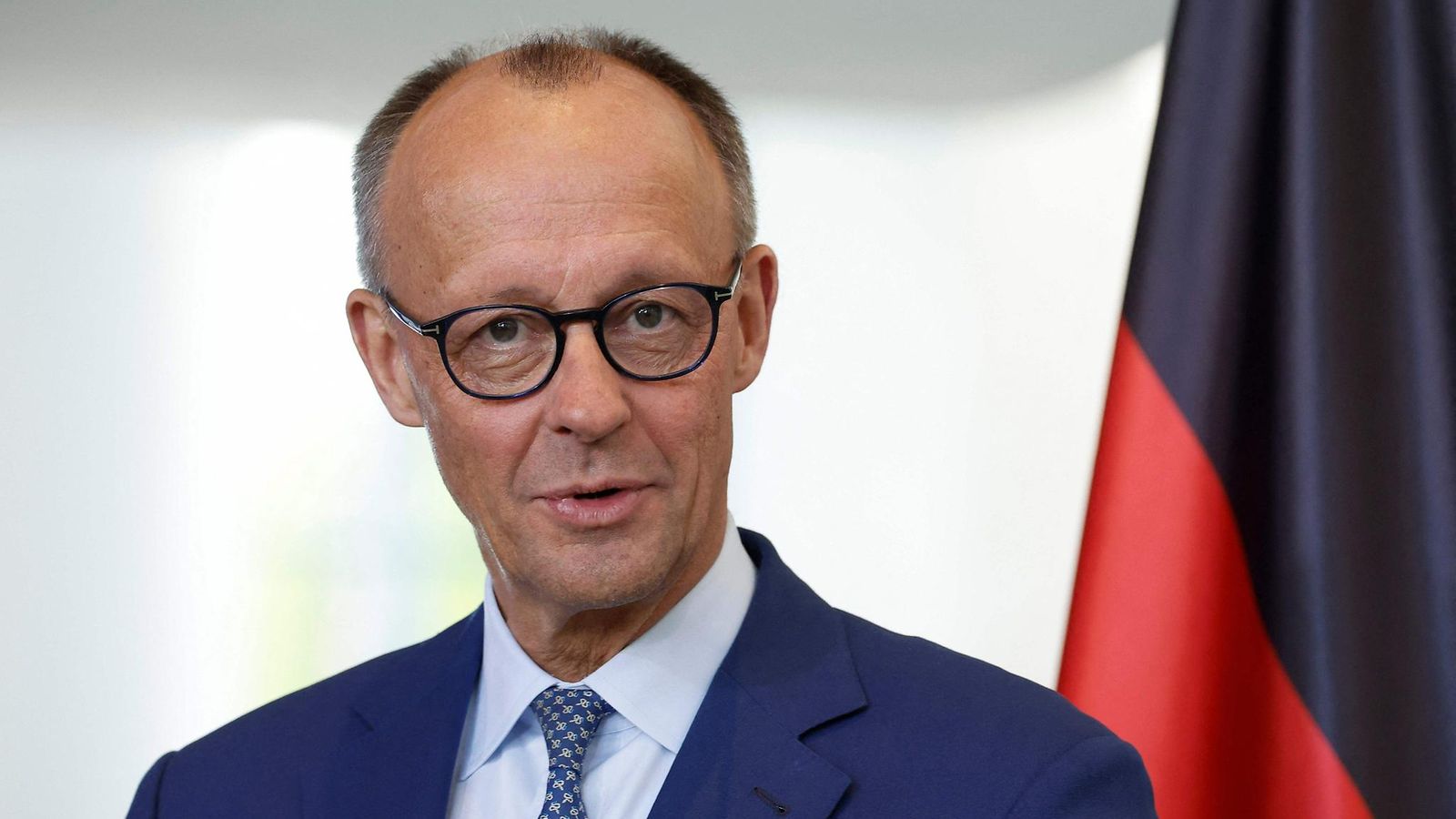 LK 20.5.2025 Saksan liittokansleri Friedrich Merz Berliinissä 13. toukokuuta 2025.