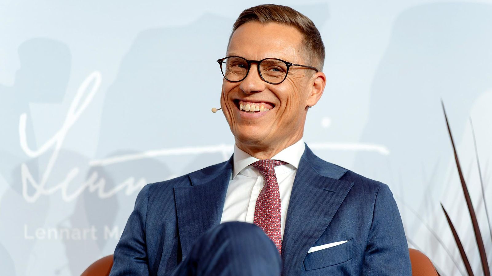 Alexander Stubb Lennart Meri -konferenssissa Tallinnassa Virossa 18. toukokuuta 2025.