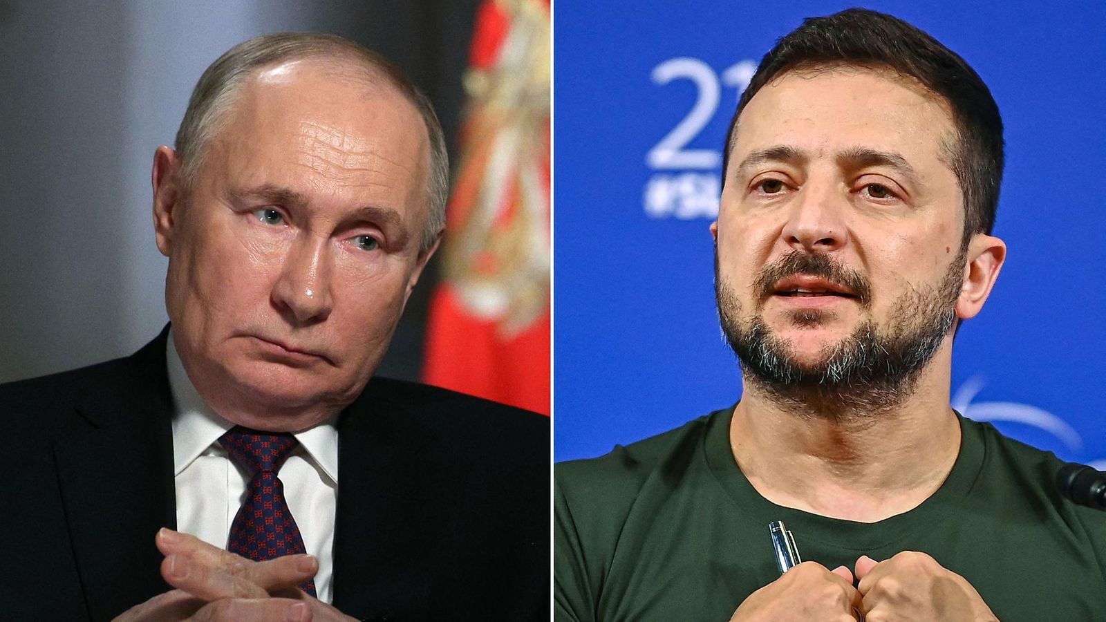 Putin ja Zelenskyi LK