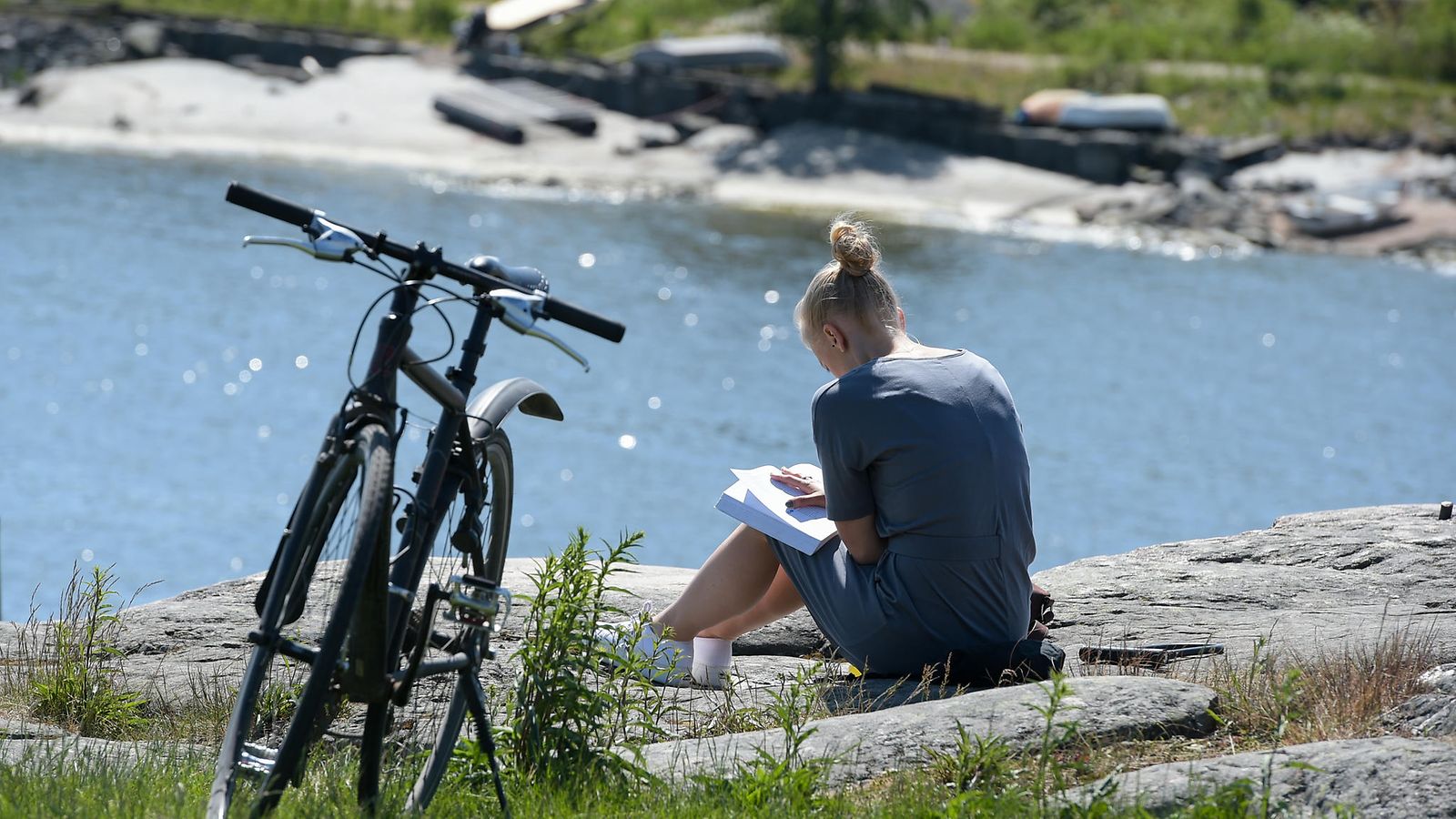 Kesälomasta nauttija