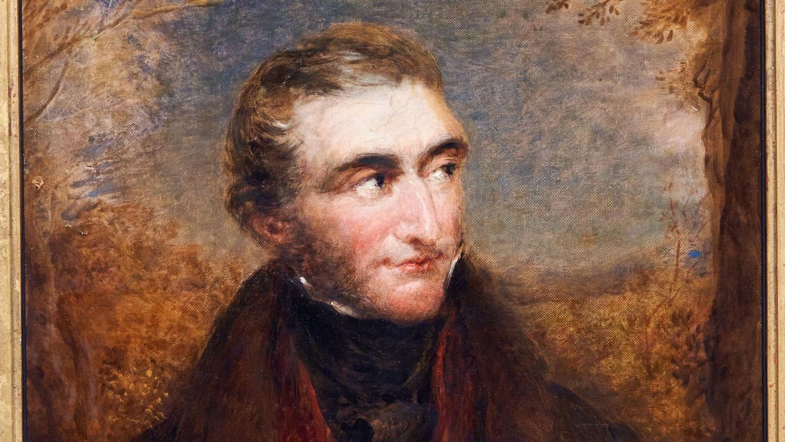 AOP Kuvassa John Linnell maalaus taitelija Joseph Mallord William Turnerista (1775–1851) vuodelta 1838. Maalaus kuvattiin National Portrait Galleryssä Lontoossa Britanniassa.