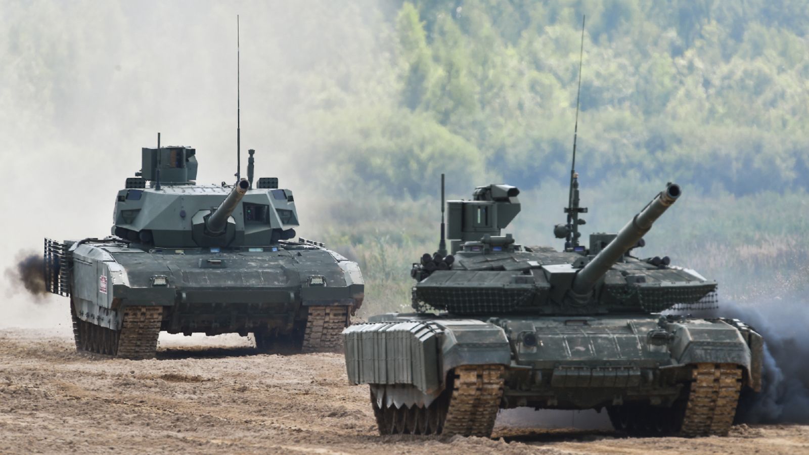 Venäjän puolustusministeriön kuva tankista vuodelta 2023