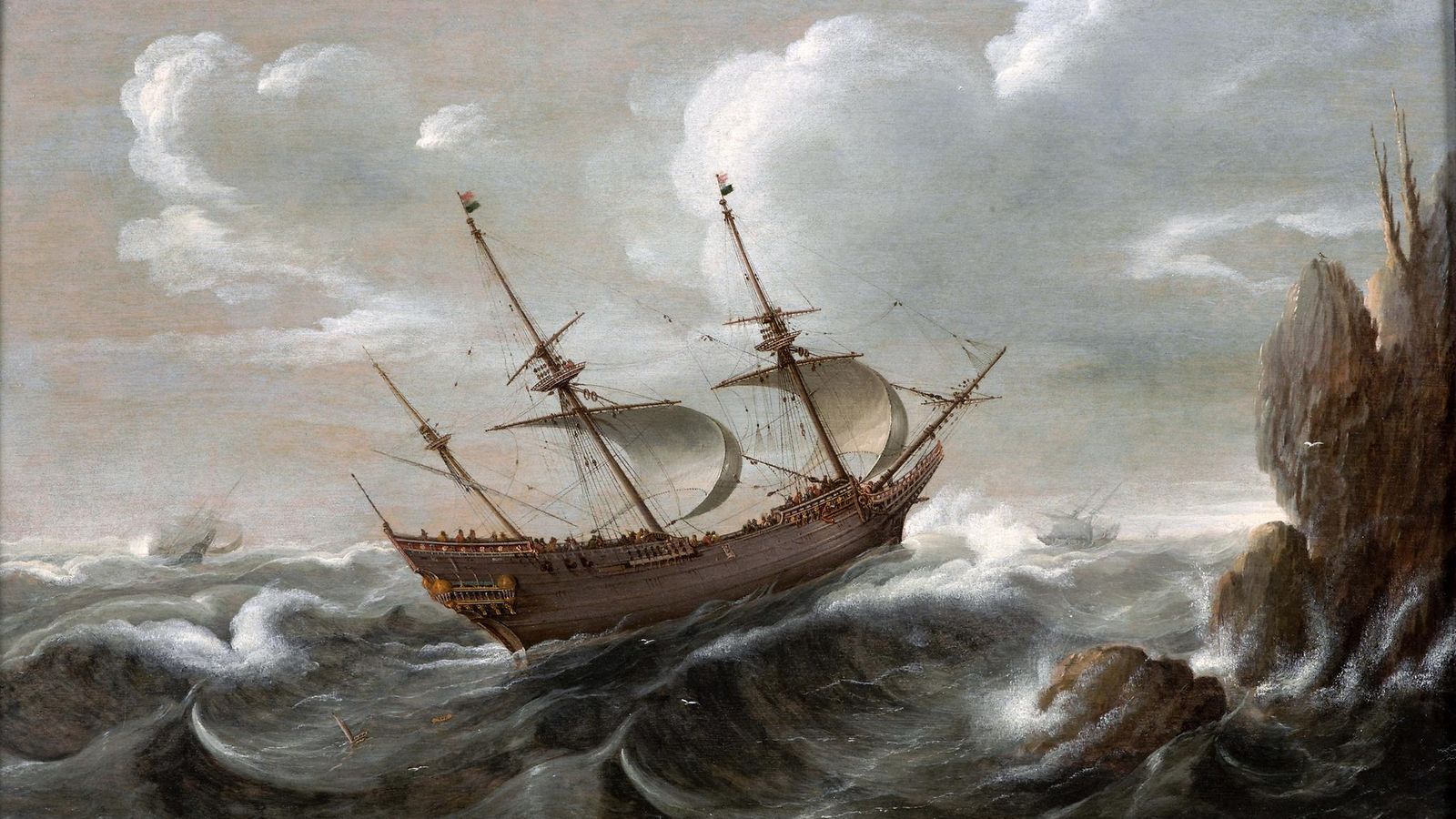 Falken näytti luultavasti hyvin samalta kuin tämä Cornelis Verbeeckin noin vuonna 1625 maalaama hollantilainen pinassi.