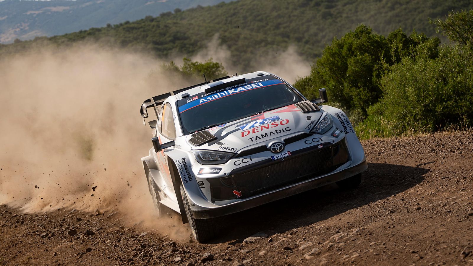 Kalle Rovanperä Kreikan MM-rallissa.
