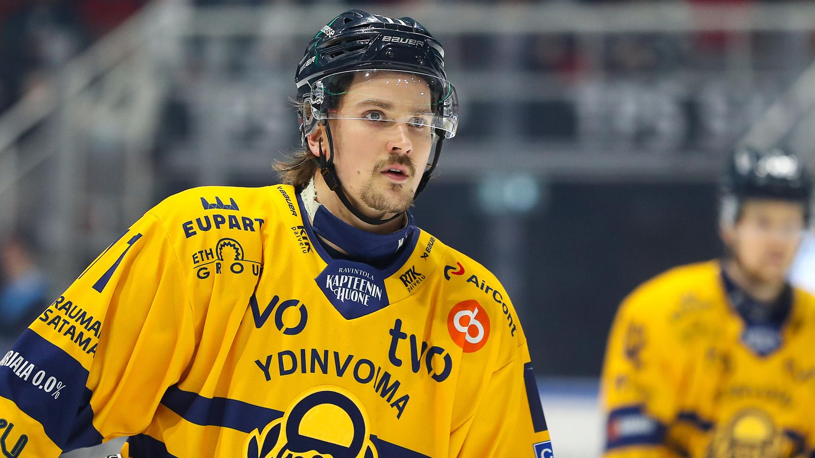 Tarmo Reunanen on pelannut SM-liigaa aiemmin Lukossa. Kuva maaliskuulta 2024.