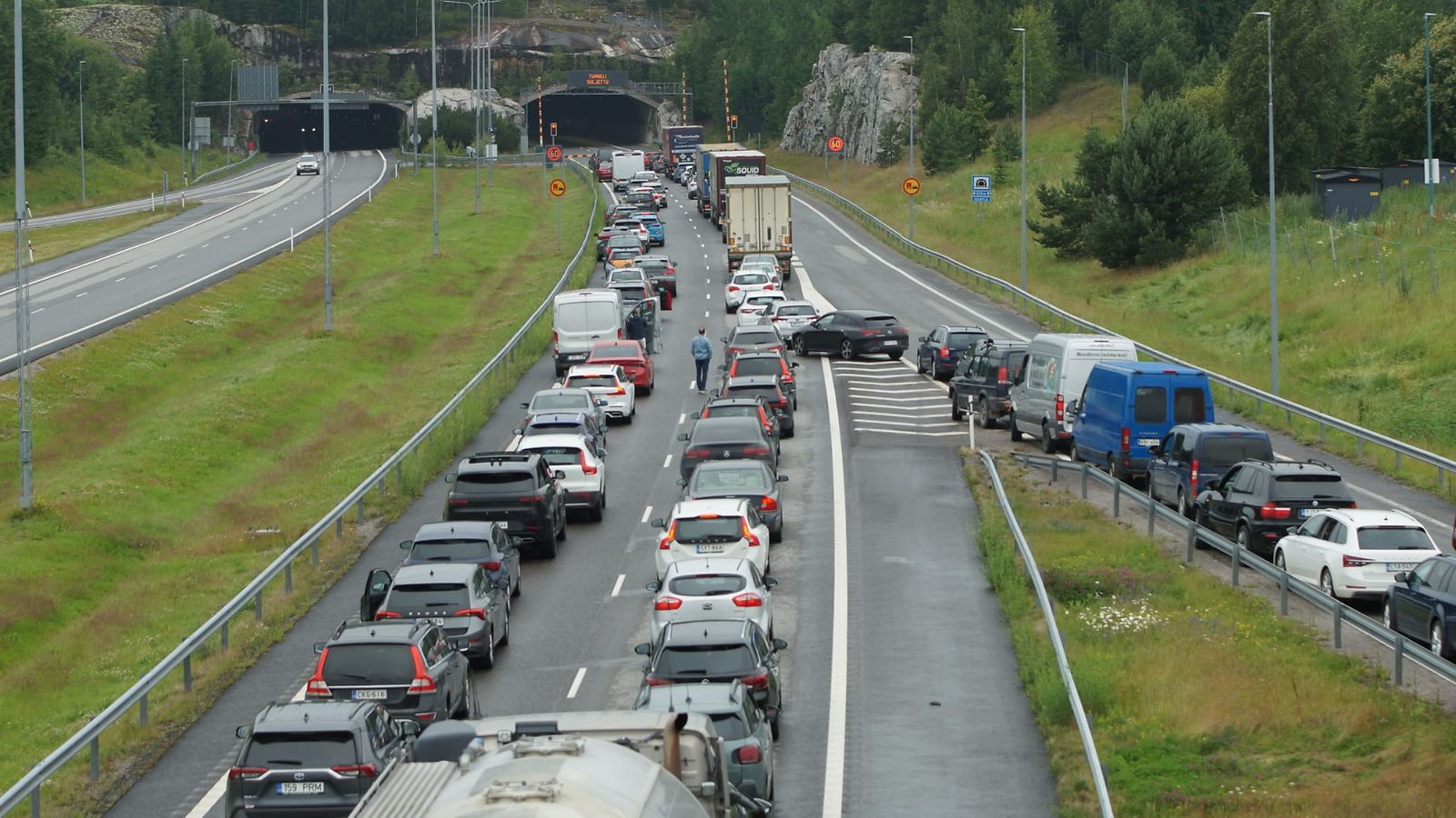 Turun väylä tunneli onnettomuus 07072025
