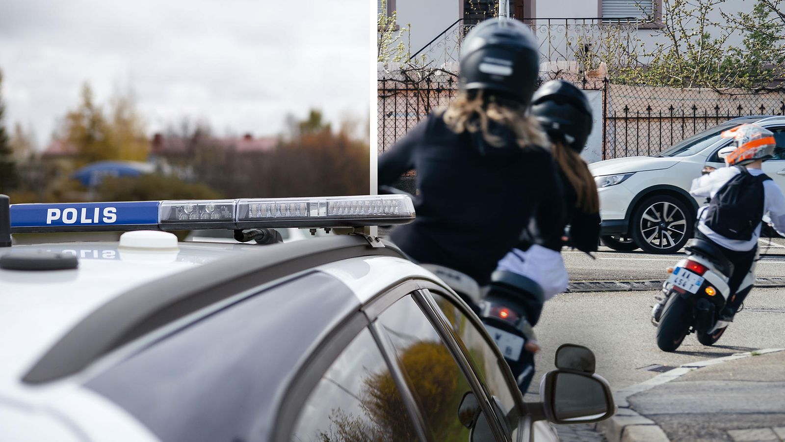 Poliisi ja mopoja