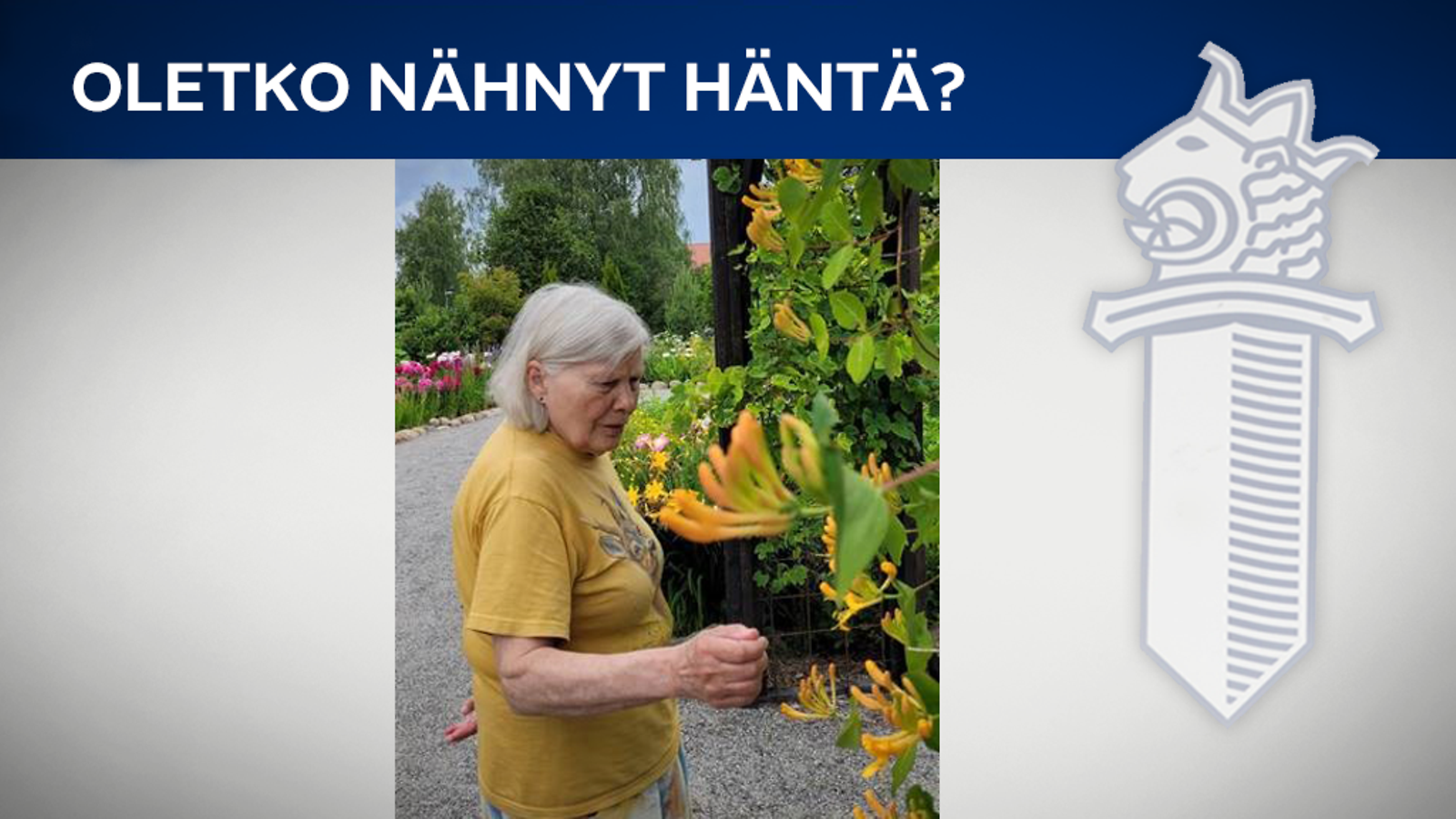 Kadonnut nainen Masku