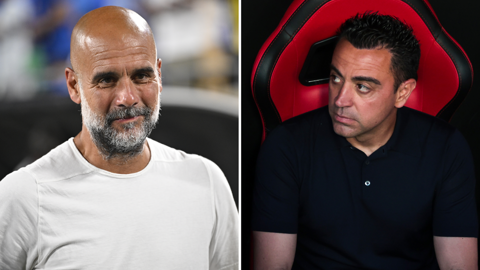 Pep Guardiola & Xavi Hernandez