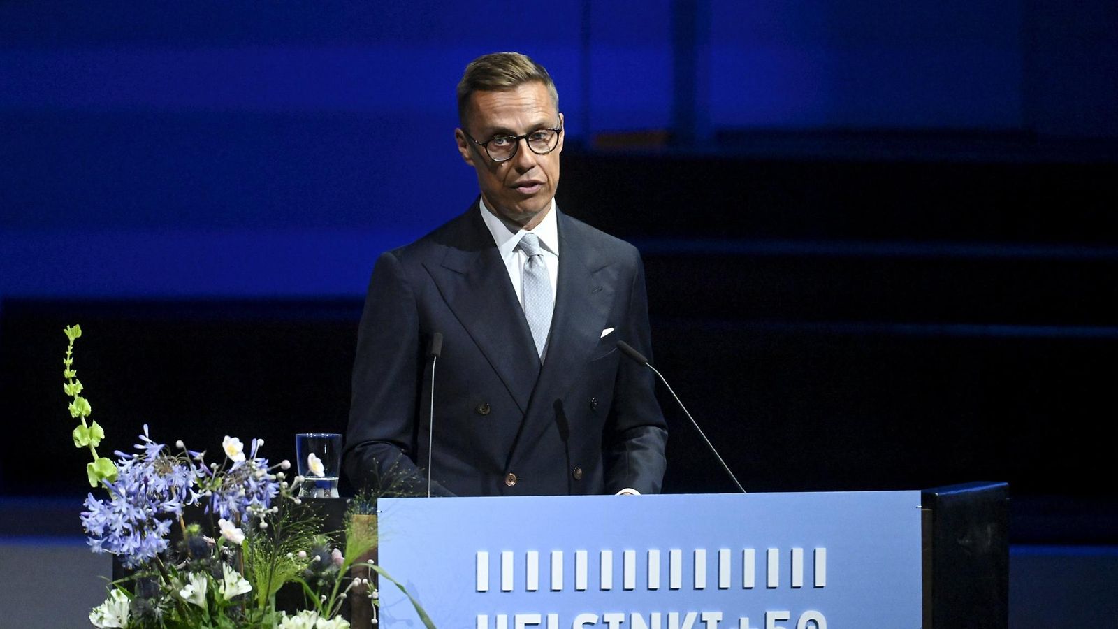 Alexander Stubb Helsinki+50 -konferenssissa