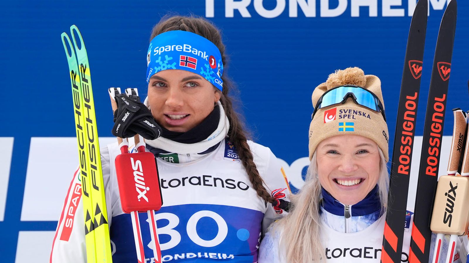 Trondheim MM-sprintti mitalistit