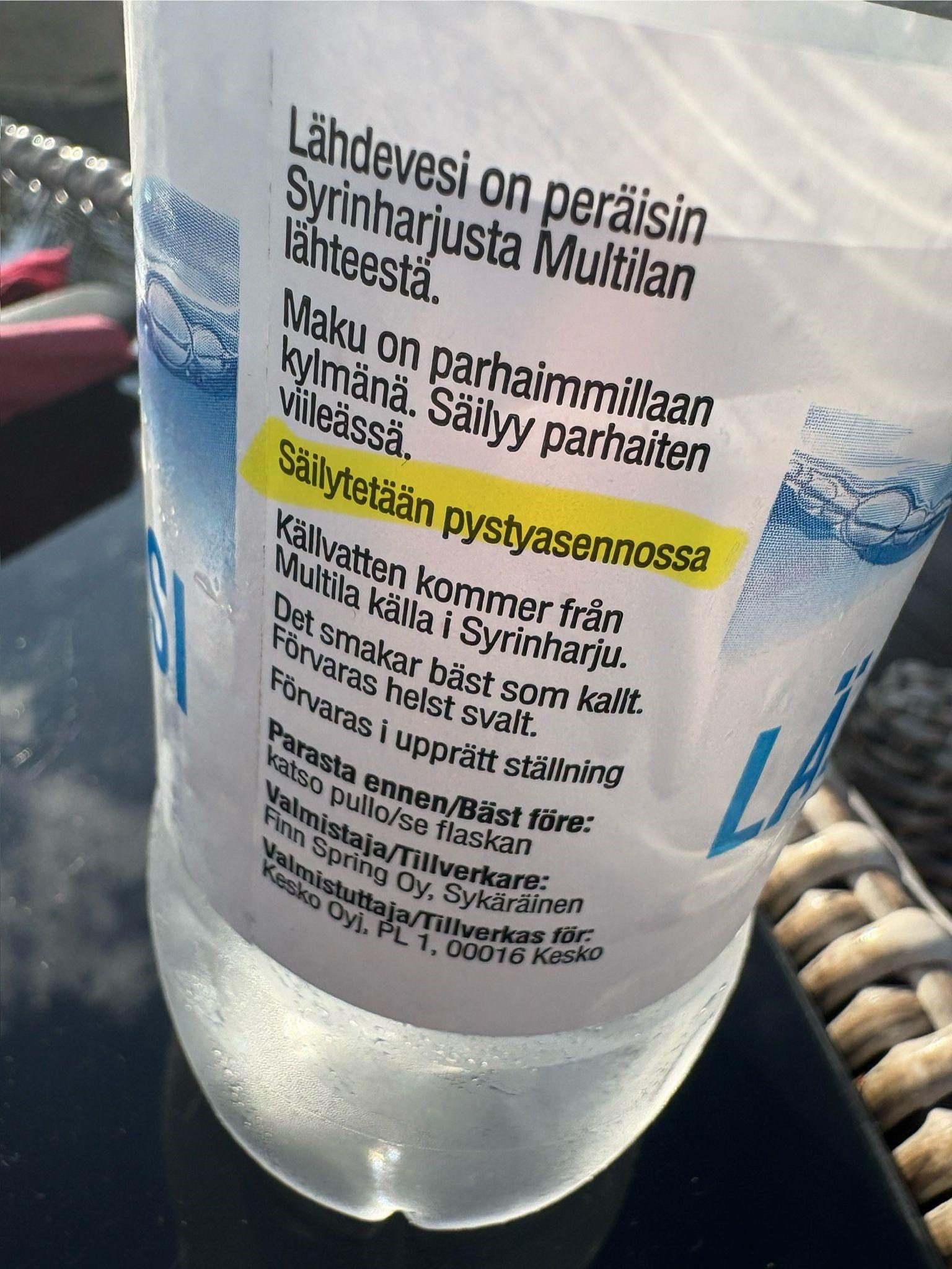 lähdevesi