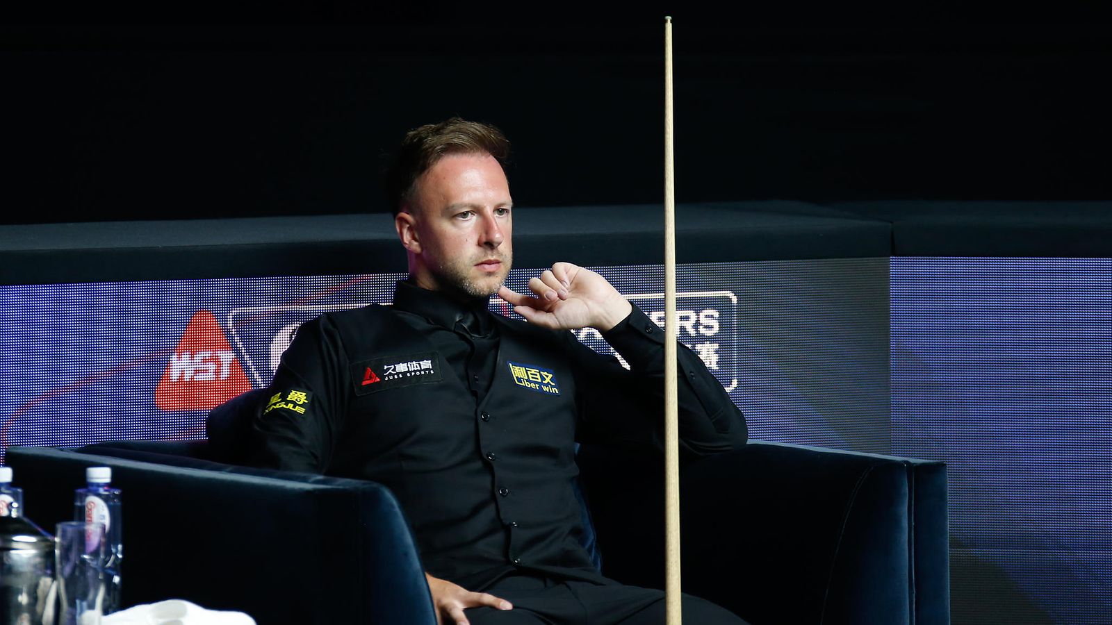 Judd Trump turnauksessa Kiinassa viime heinäkuussa.