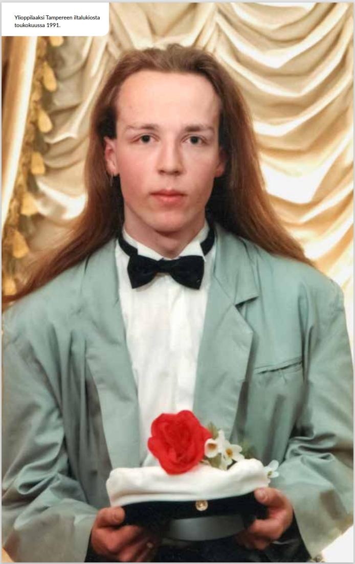 1308, Jussi Halla-aho, kotialbumi, ylioppilas
