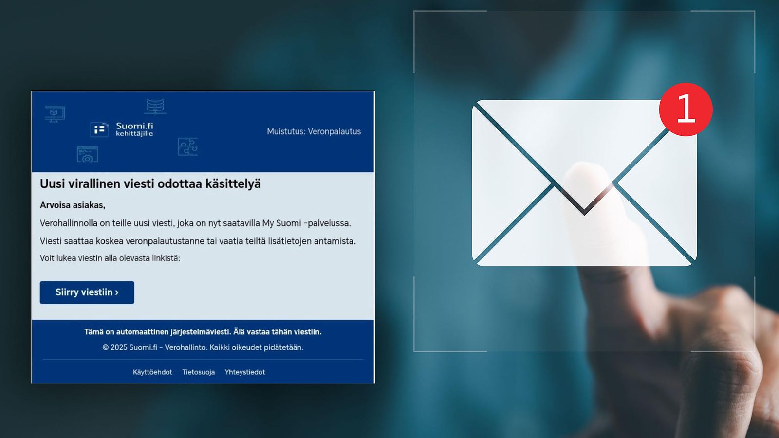 Huijaus Verohallinnon nimissä