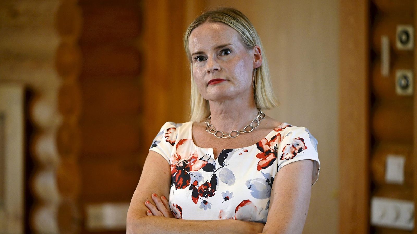 LK 28.8.2025 Valtiovarainministeri Riikka Purra (ps.) kertomassa budjettiehdotuksensa pääkohdista valtiovarainministeriön sisäisten budjettineuvotteluiden päätteeksi Moisniemessä Espoossa 6. elokuuta 2025.