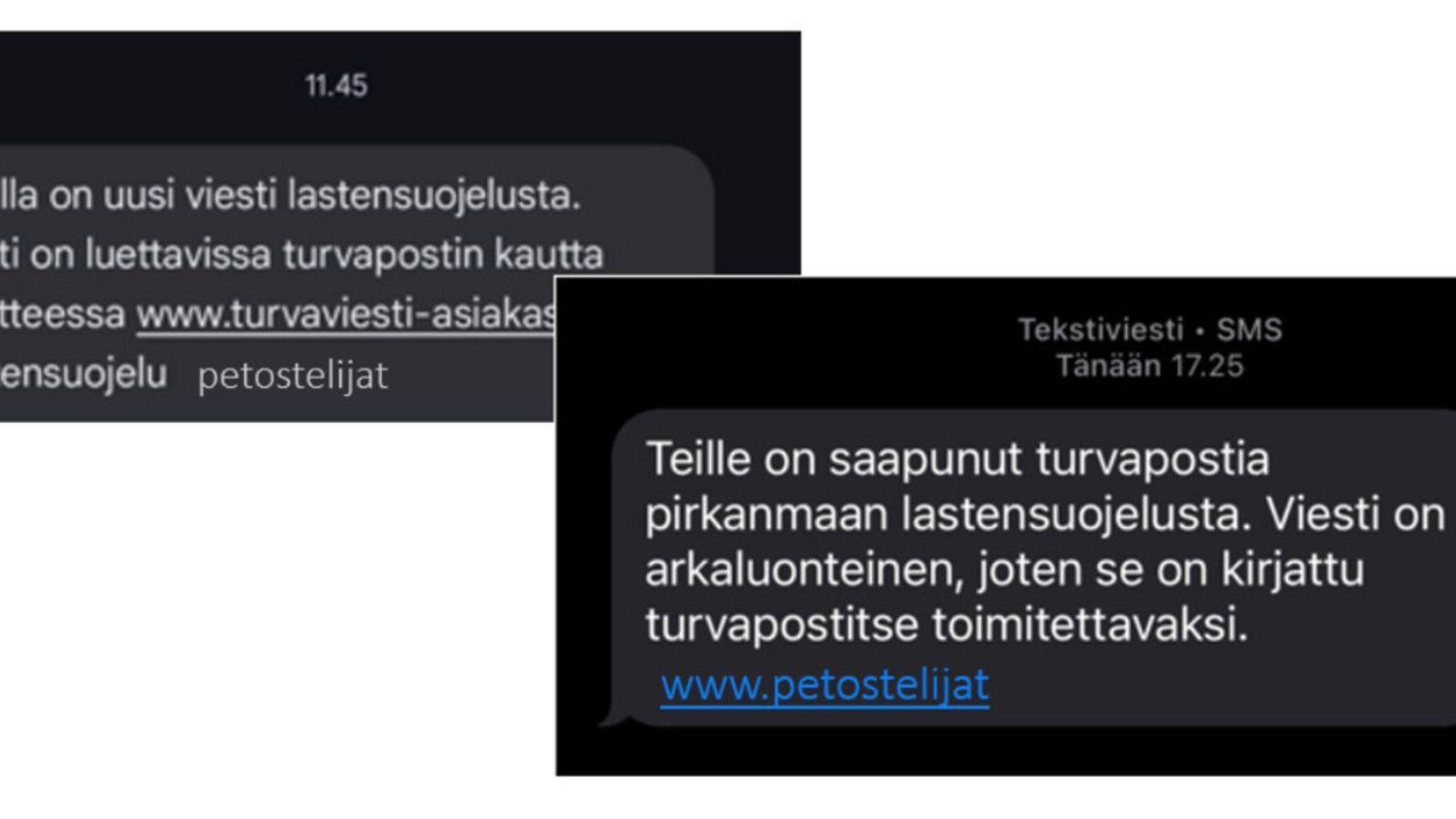 huijausviesti lastensuojelu