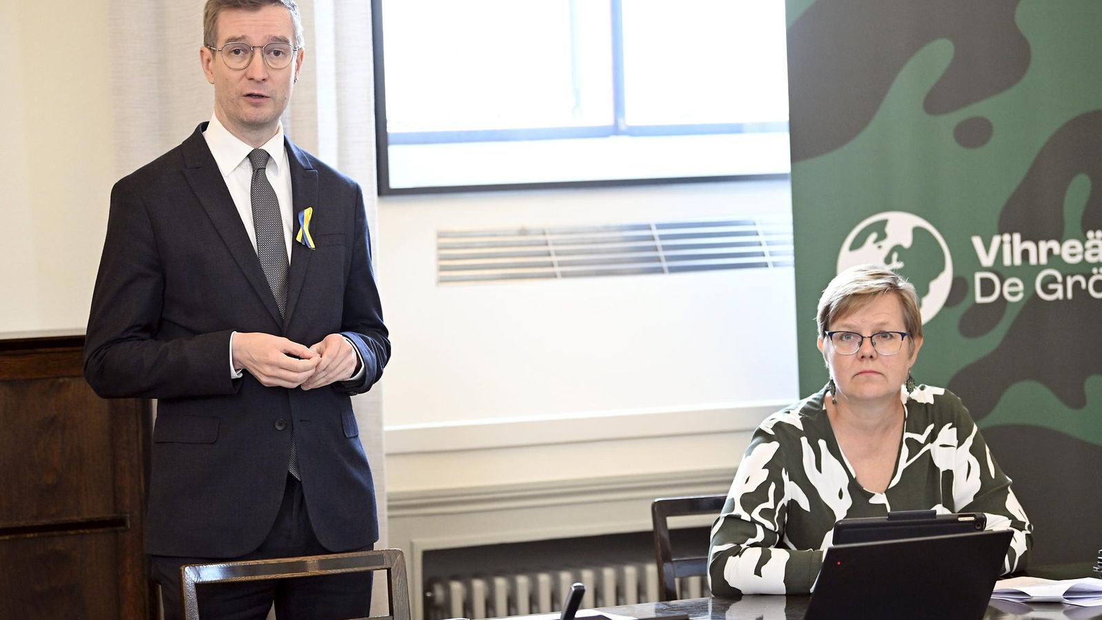 Tynkkynen Oras ja Krista Mikkonen Lehtikuva 0509