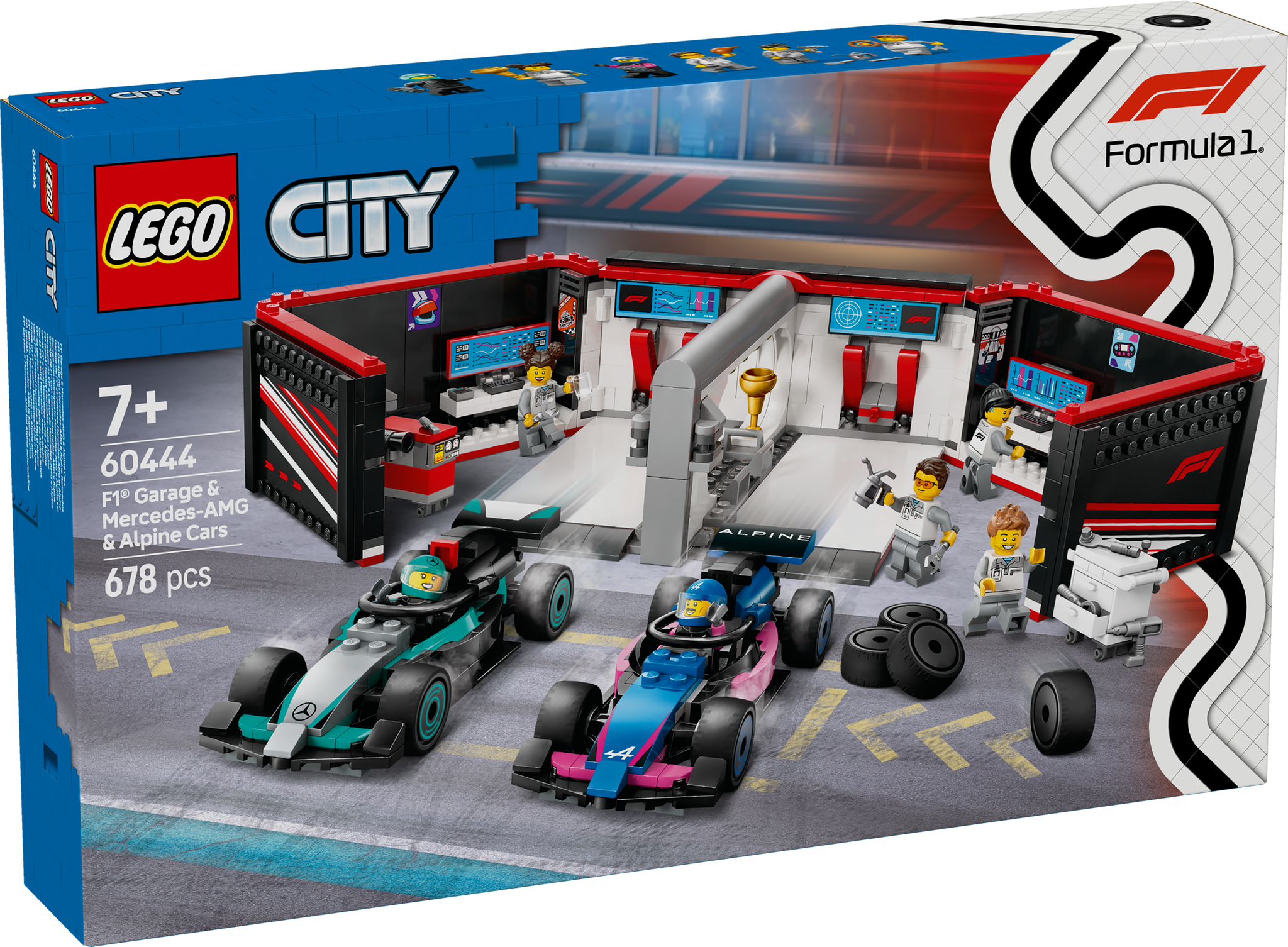 Oy Suomen LEGO Ab – F1®-talli ja Mercedes-AMG‑ ja Alpine-autot