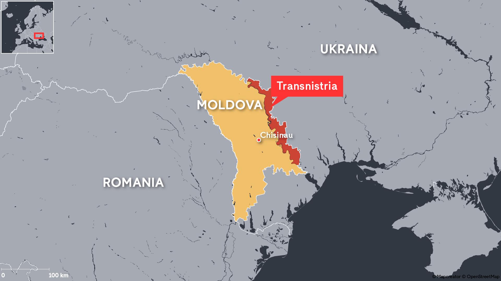 2509, moldova, transnistria, kartta