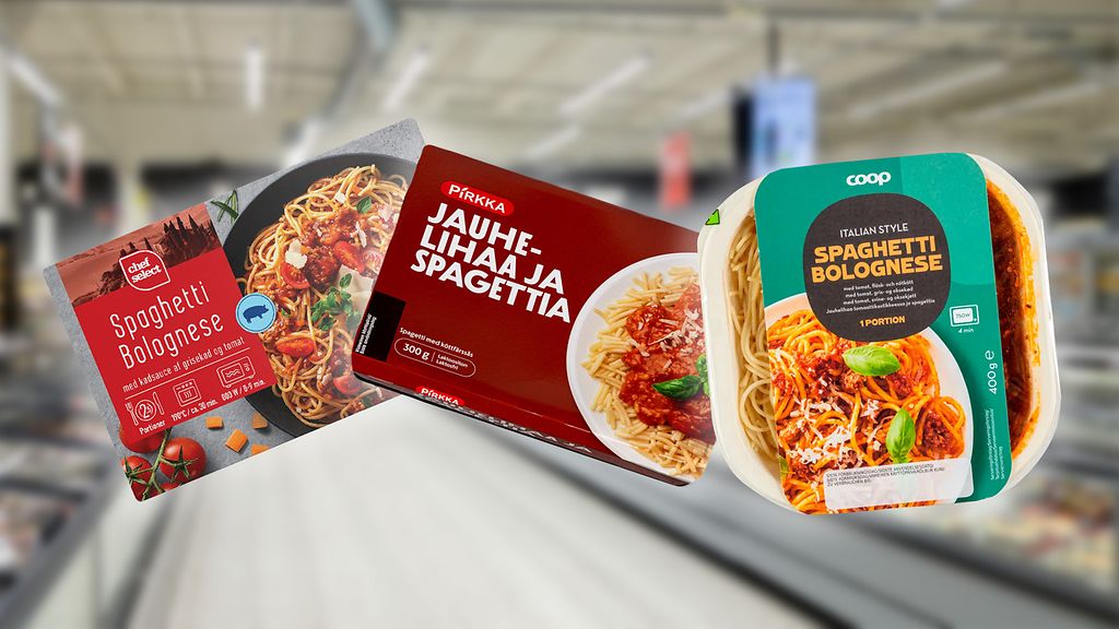 Halvat bolognese-valmisateriat yllättivät makutestissä – voittajasta ei epäselvyyttä