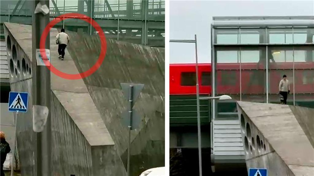 Skeittarin pelottava temppu herätti huomiota Helsingissä – silminnäkijä: "Hengenvaarallinen"