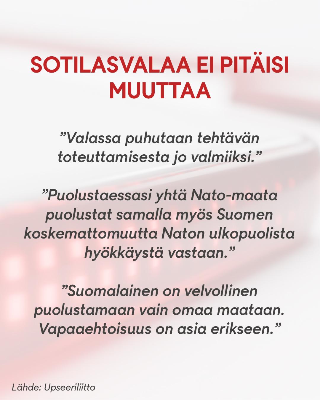 0911 upseerikysely sotilasvala sitaatti 2